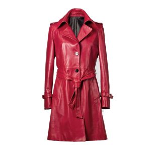 Leather Trench Coat SMI22078978